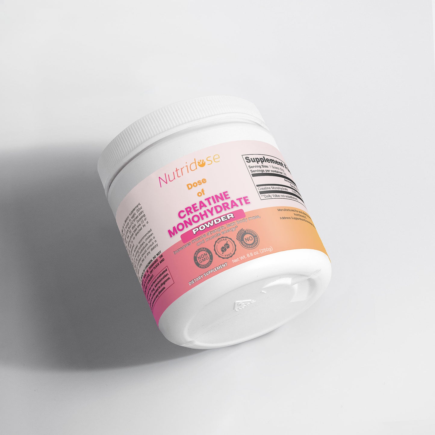 Dose of Creatine Monohydrate